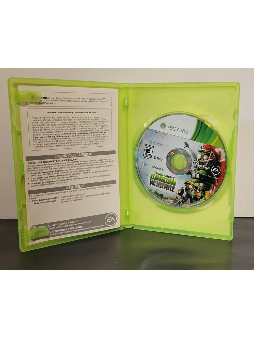 Plants Vs Zombies Garden Warfare (Microsoft Xbox 360, 2014) Tested